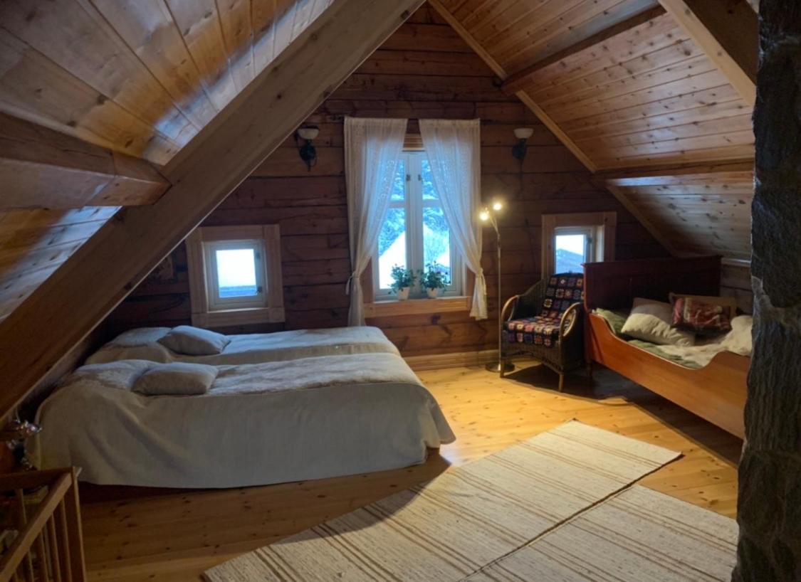 100 Years Old Norwegian Log House in Tromsø Villa Eksteriør bilde